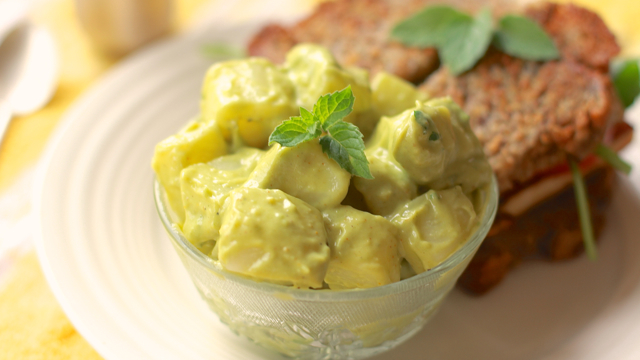 Avocado and Yogurt Potato Salad