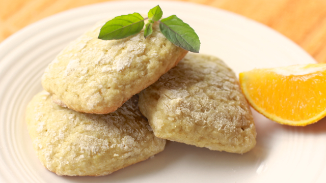 Orange Shortbread Cookies