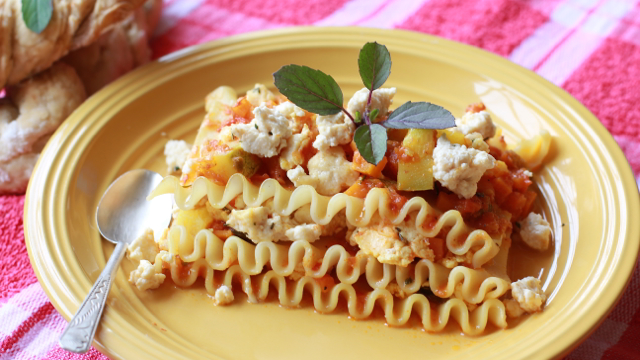 Sattvic Vegetable Lasagna